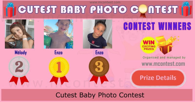 Cutest baby photo contest winners list